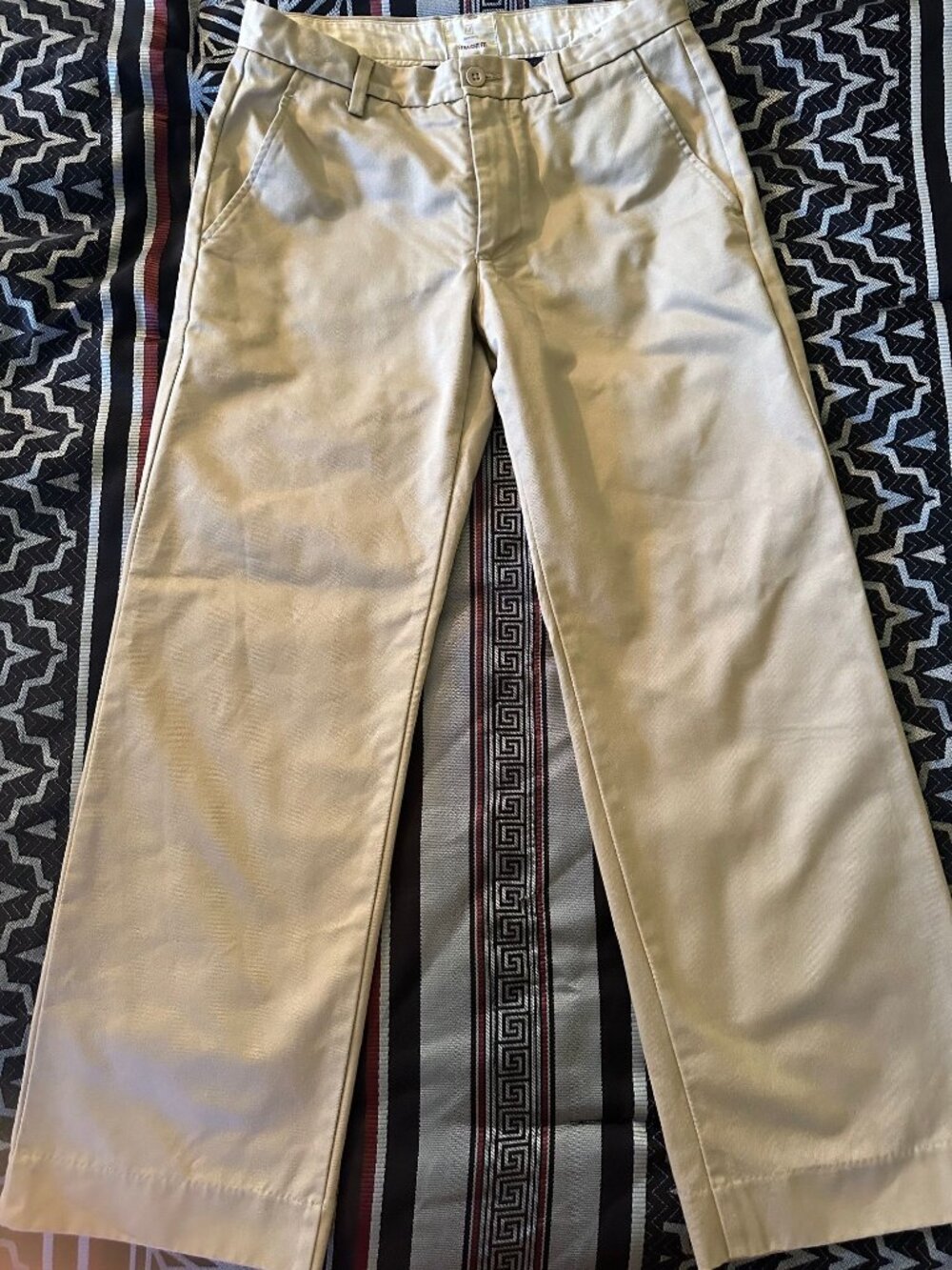 GAP COTTON KHAKI PANTS STRAIGHT FIT 30X30 100% COTTON TAN/BEIGE